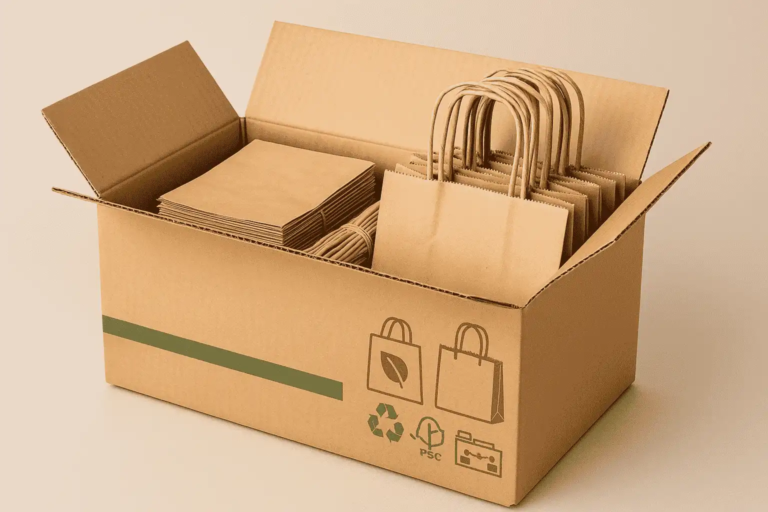 OEM Kraft Paper Bag Factories for Eco Retail and Food Packaging